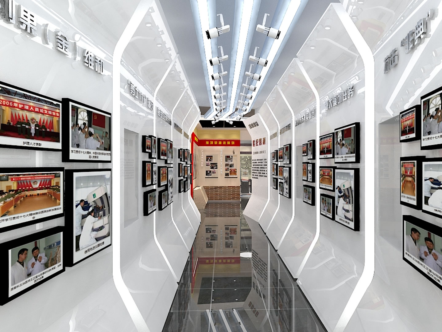 解放军二逐一医院历史展厅